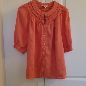 Boden Vibrant Coral Top